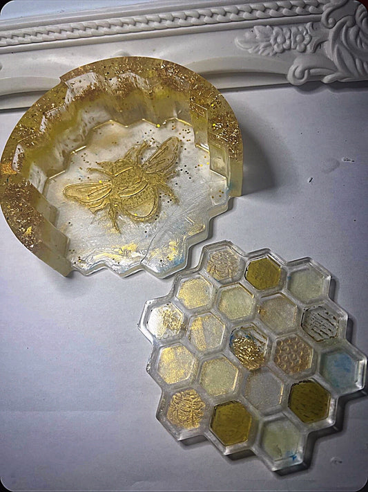 Honeybee Coaster Set